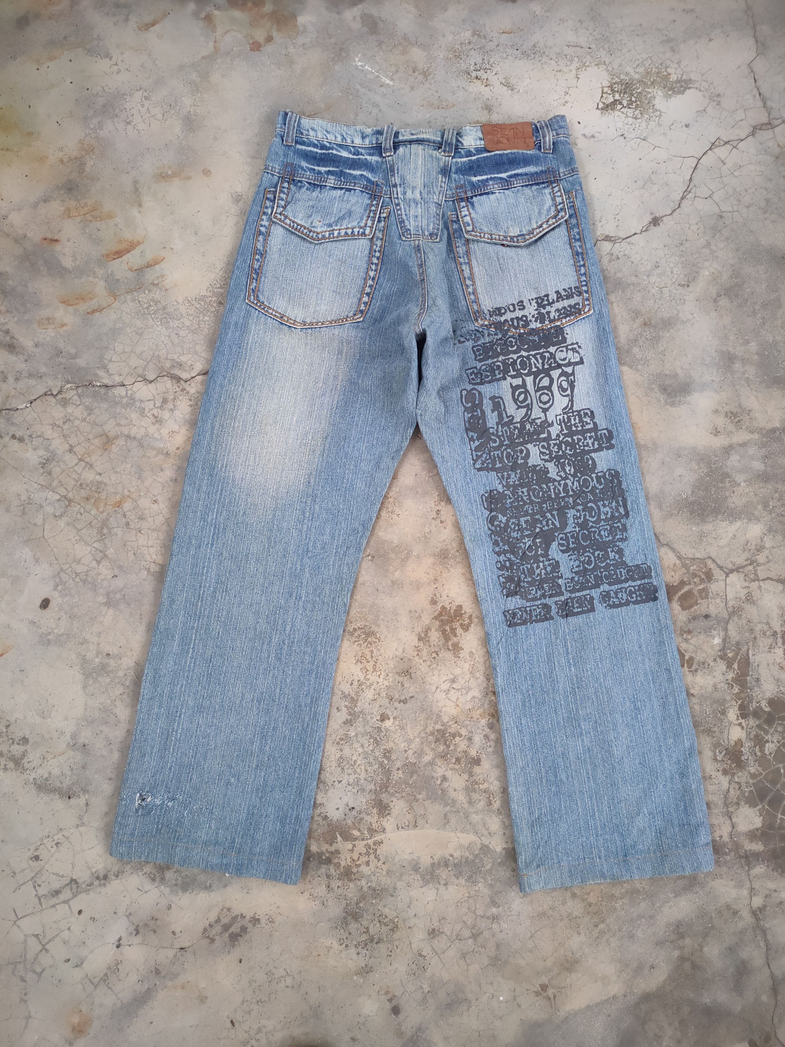 Japanese Brand W37 VINTAGE SEAN JOHN FADED JEANS DENIM PANTS Size US 37 - 10 Thumbnail