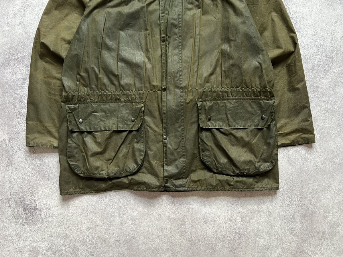 Barbour Vintage Barbour Waxed Jacket A5 Lined Durham Size C40/102 CM Size US L / EU 52-54 / 3 - 3 Thumbnail