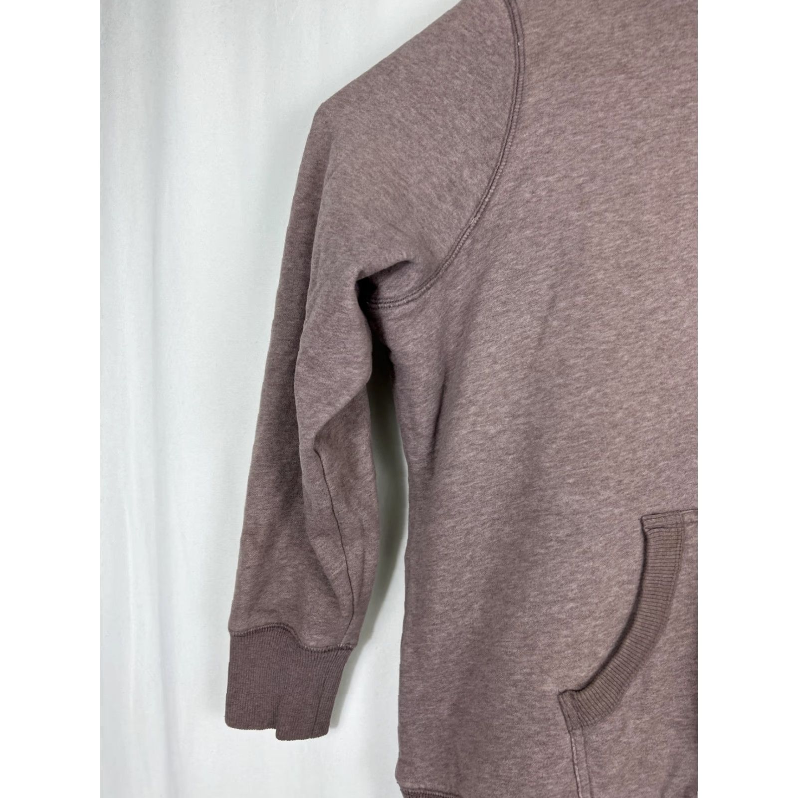 Vintage LL Bean Sweatshirt Women 1X Full Zip Hooded Pockets Light Purple 1X Sherpa Lined Cotton Blend Size XL / US 12-14 / IT 48-50 - 2 Thumbnail