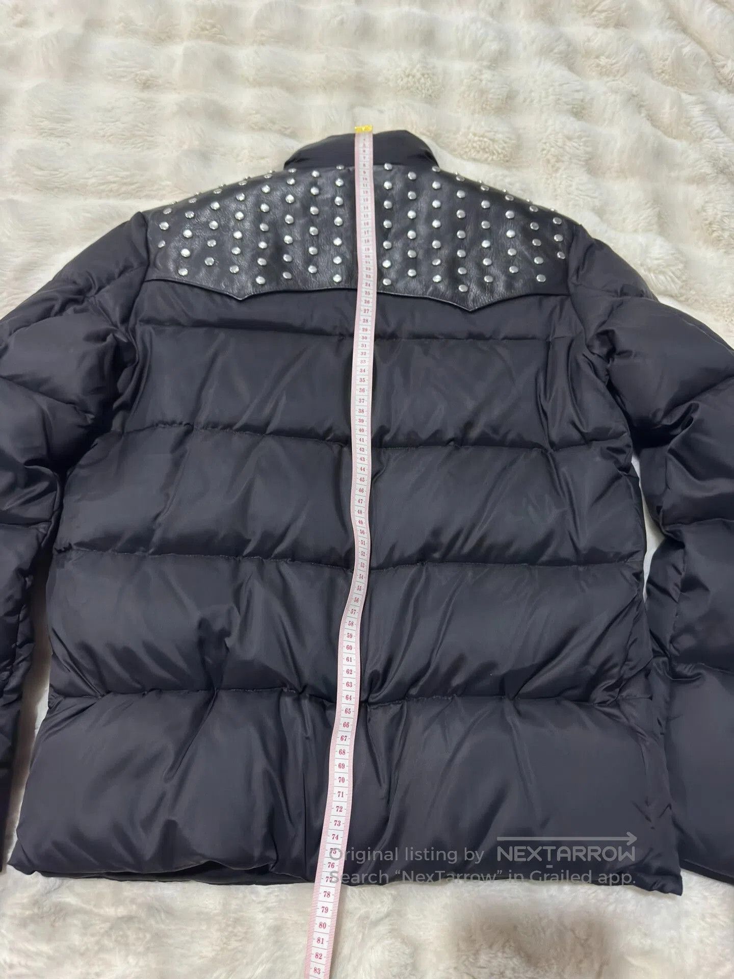 Yves Saint Laurent Saint Laurent YSL Rivet Leather Puffer Jacket. Size US M / EU 48-50 / 2 - 7 Thumbnail