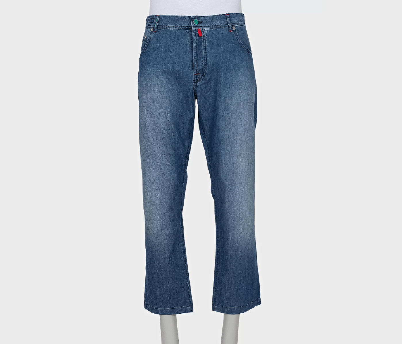 Kiton Kiton Blue Straight Leg Jeans W38 3XL Size US 40 / EU 56 - 1 Thumbnail