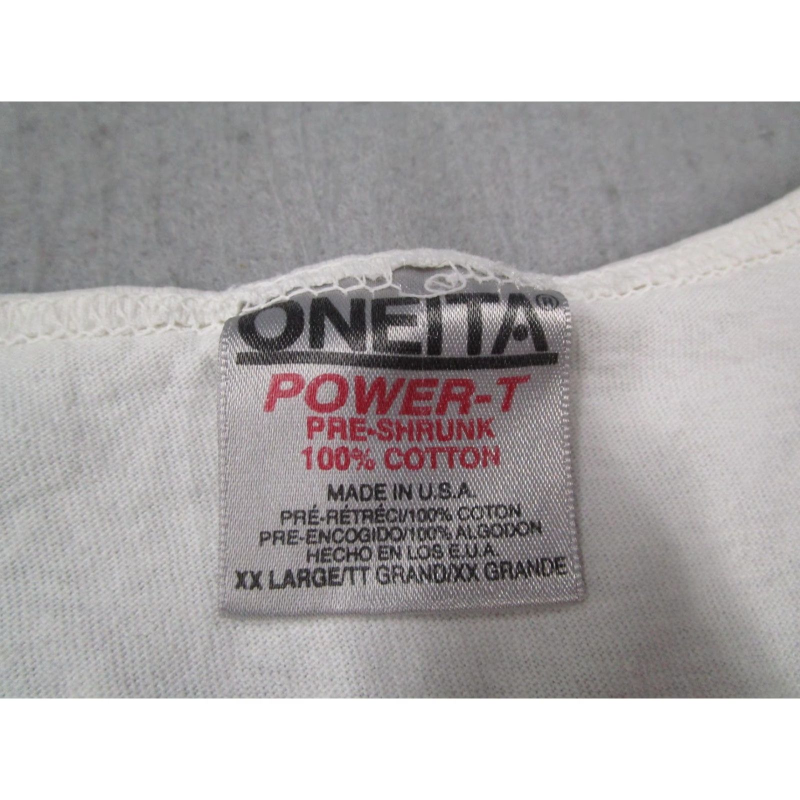 Vintage VINTAGE Oneita Karson Kruzers Shirt Mens 2XL White Tank Top Car Show Hot Rod 90s Graphic Print Sleeveless Crew Neck Vintage Cars Mens Size US XXL / EU 58 / 5 - 2 Thumbnail