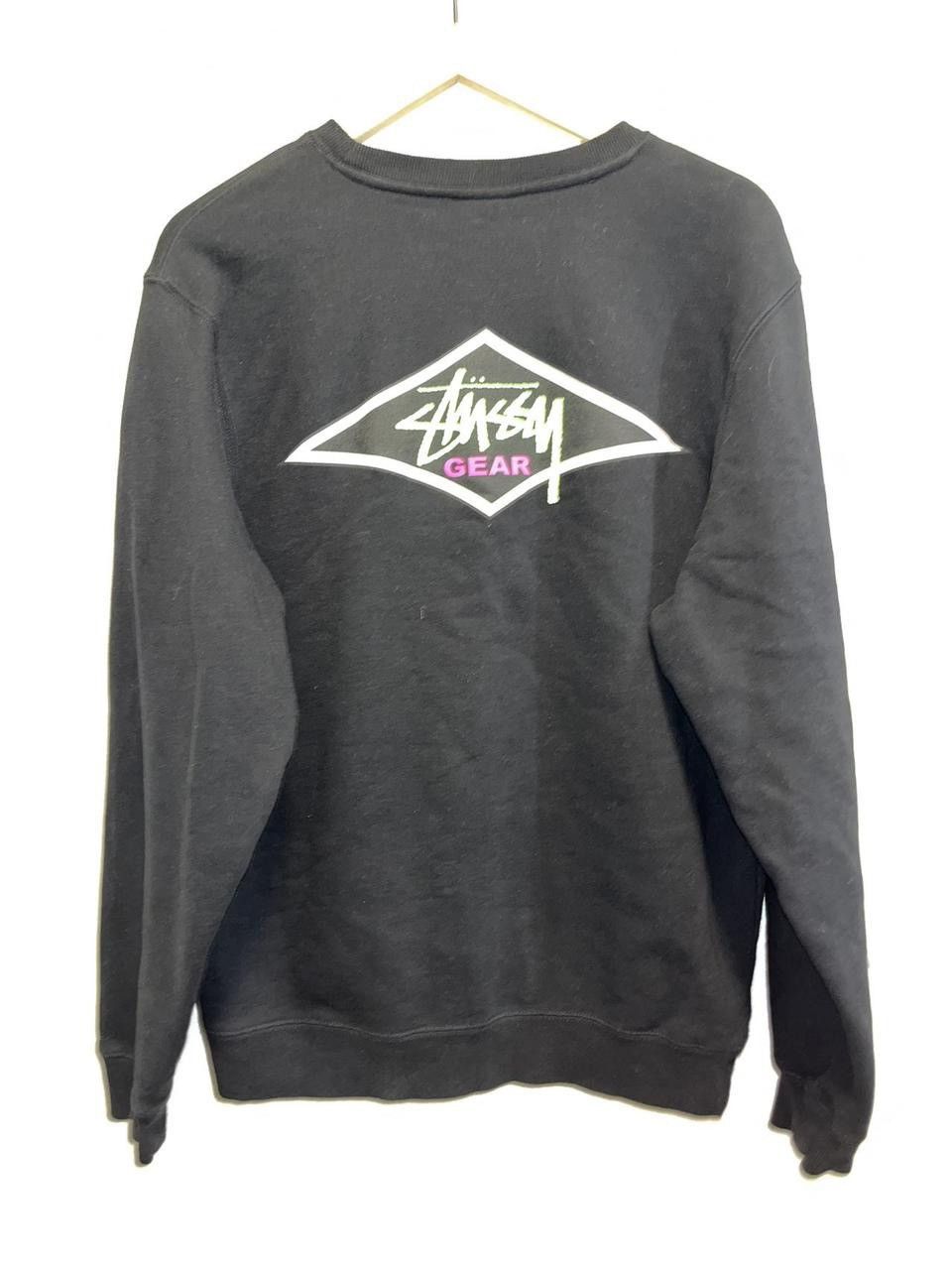 Stussy Stüssy Gear Logo Crewneck Black Size US M / EU 48-50 / 2 - 3 Thumbnail