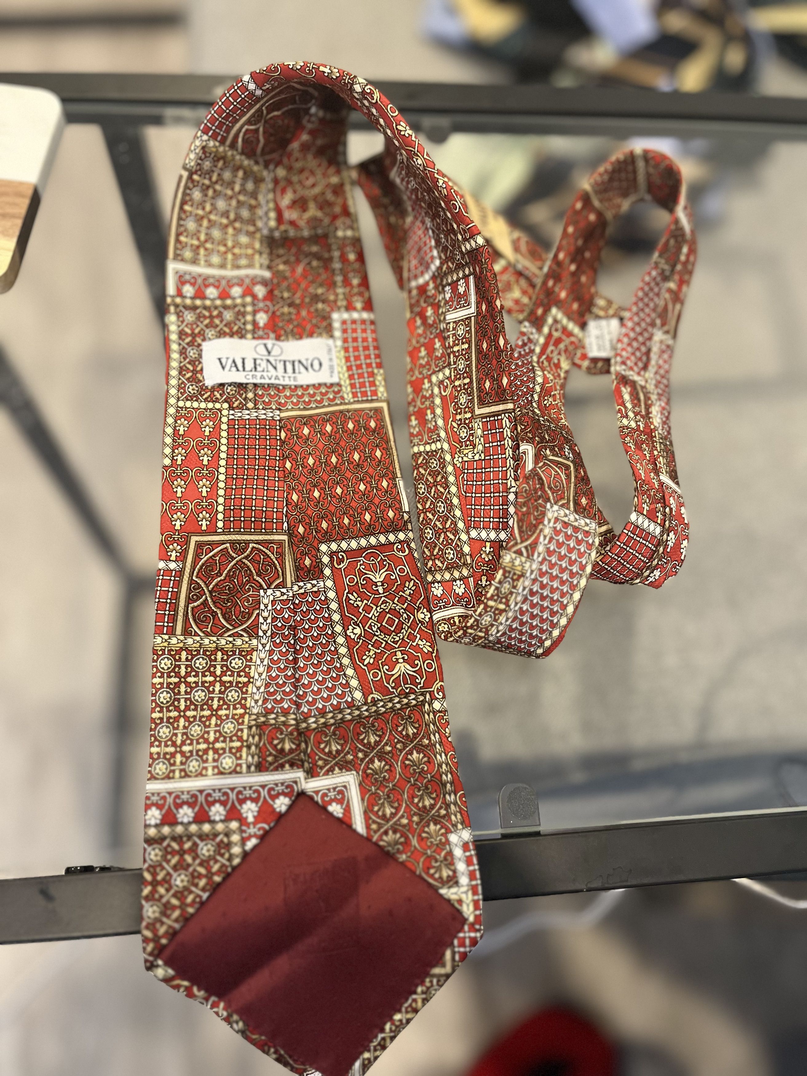 Valentino Valentino Mens Limited edition Designer Tie Size ONE SIZE - 4 Thumbnail