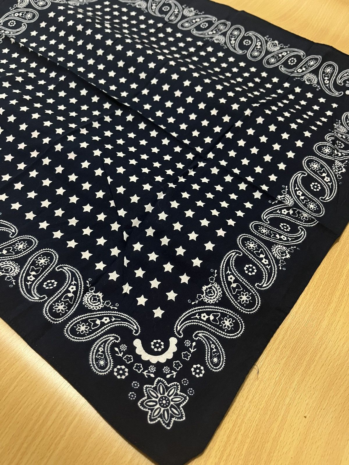 Japanese Brand Blue Navy Bandana Vintage Size ONE SIZE - 3 Thumbnail