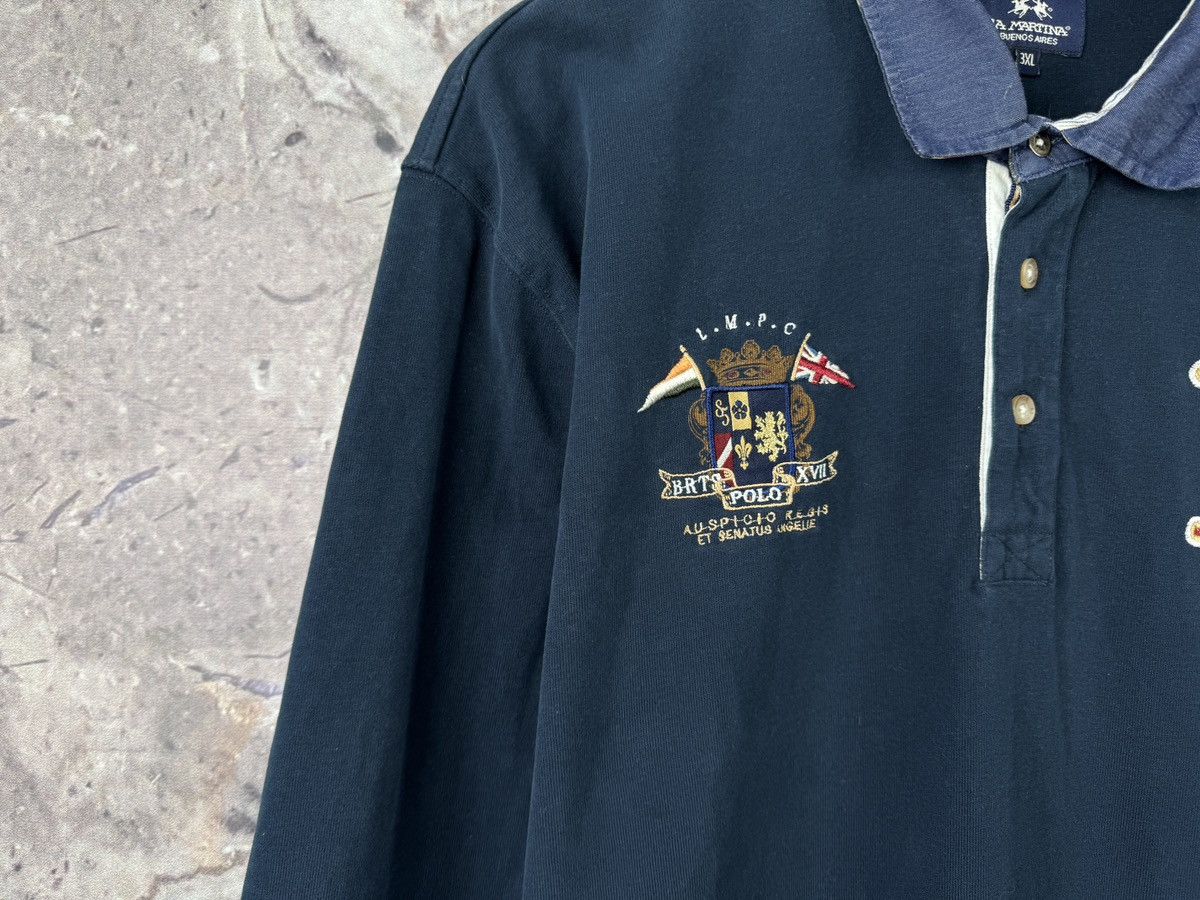 La Martina Men’s La Martina Regby Long Sleeve Shirt Size XXL Size US XXL / EU 58 / 5 - 5 Thumbnail