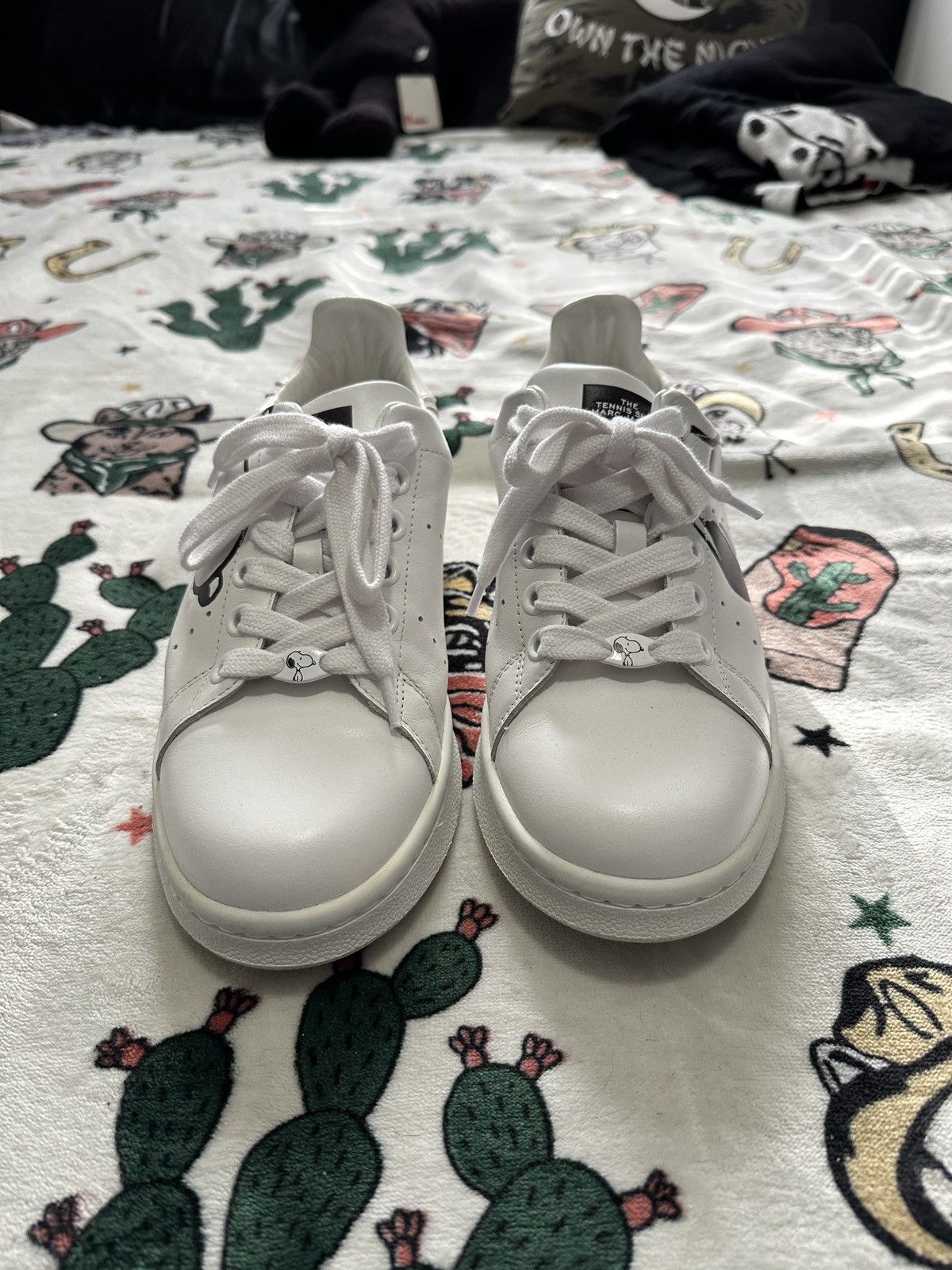 Marc Jacobs × Peanuts Leather Tennis Shoe Sneakers Size US 7 / EU 40 - 3 Thumbnail
