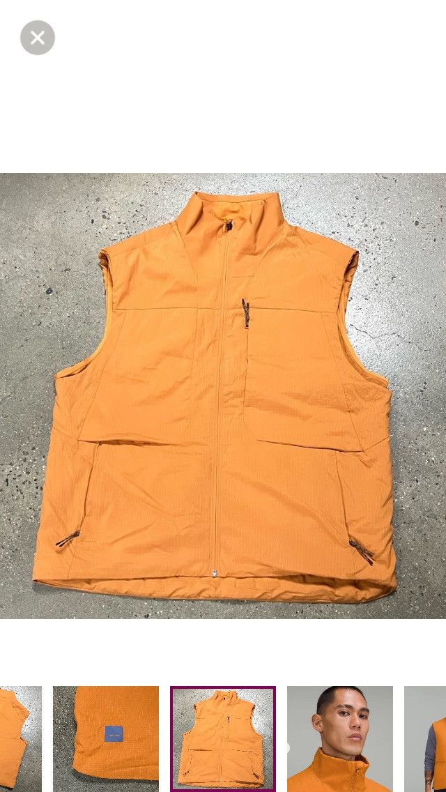 Lululemon Lululemon Autumn Orange Insulated Hiking Vest XXL Size US XXL / EU 58 / 5 - 13 Thumbnail