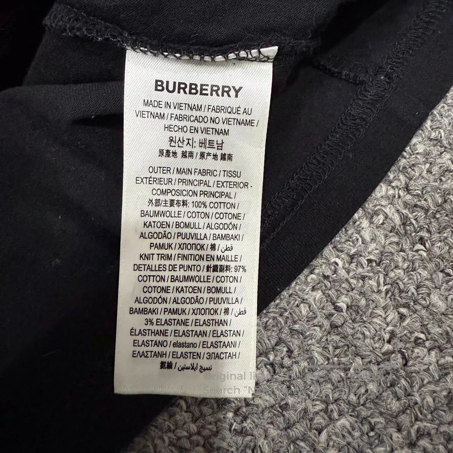 Burberry Black Short Sleeve T-Shirt Size M. Size US M / EU 48-50 / 2 - 4 Thumbnail