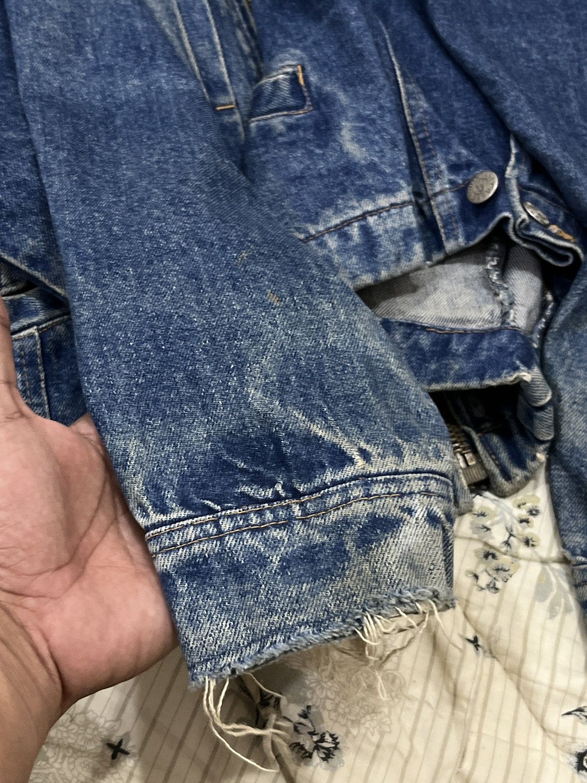 Vintage (Zzzz)🔥🔥RARE VTG 5 CLASSE QUINTA DENIM JACKET Size US L / EU 52-54 / 3 - 21 Thumbnail