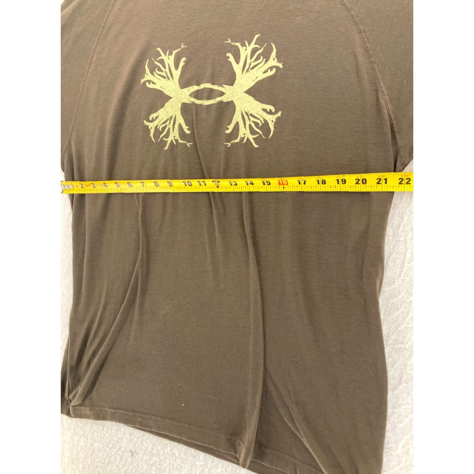 Under Armour Under Armour Shirt Mens Large Brown Color Block Sports HeatGear T-Shirt Mens Size US L / EU 52-54 / 3 - 2 Thumbnail