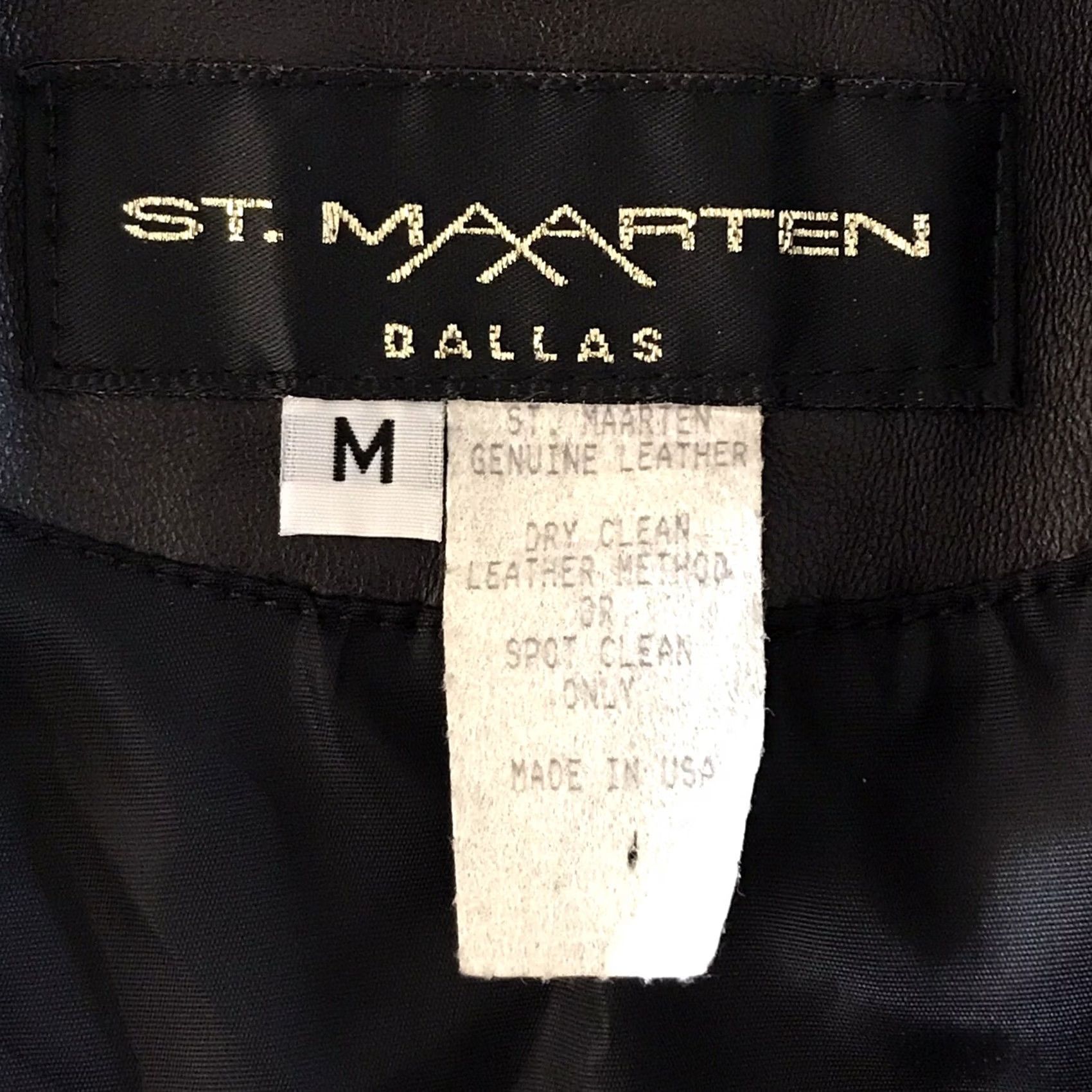 Vintage VINTAGE St Maarten Dallas Women Black Leather Leopard Suede Full Zip Vest USA M Size M / US 6-8 / IT 42-44 - 3 Thumbnail
