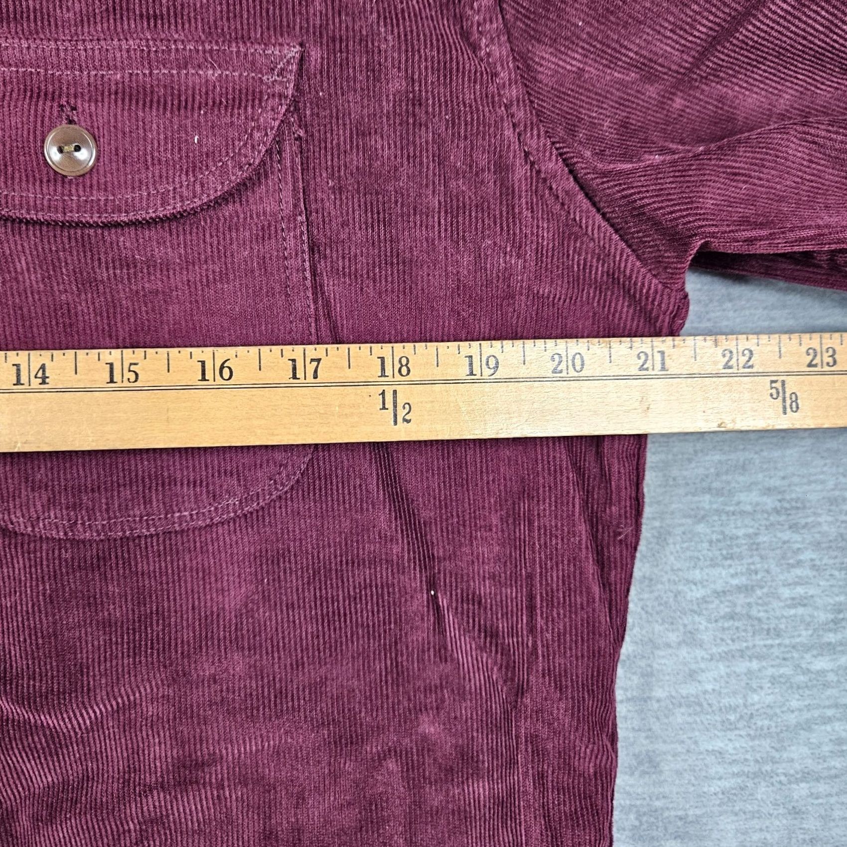 J.Crew J.CREW Button-Up Corduroy Red Shirt Mens M Classic Cotton Elastane Regular Button-Up Casual XS? Size US M / EU 48-50 / 2 - 4 Thumbnail