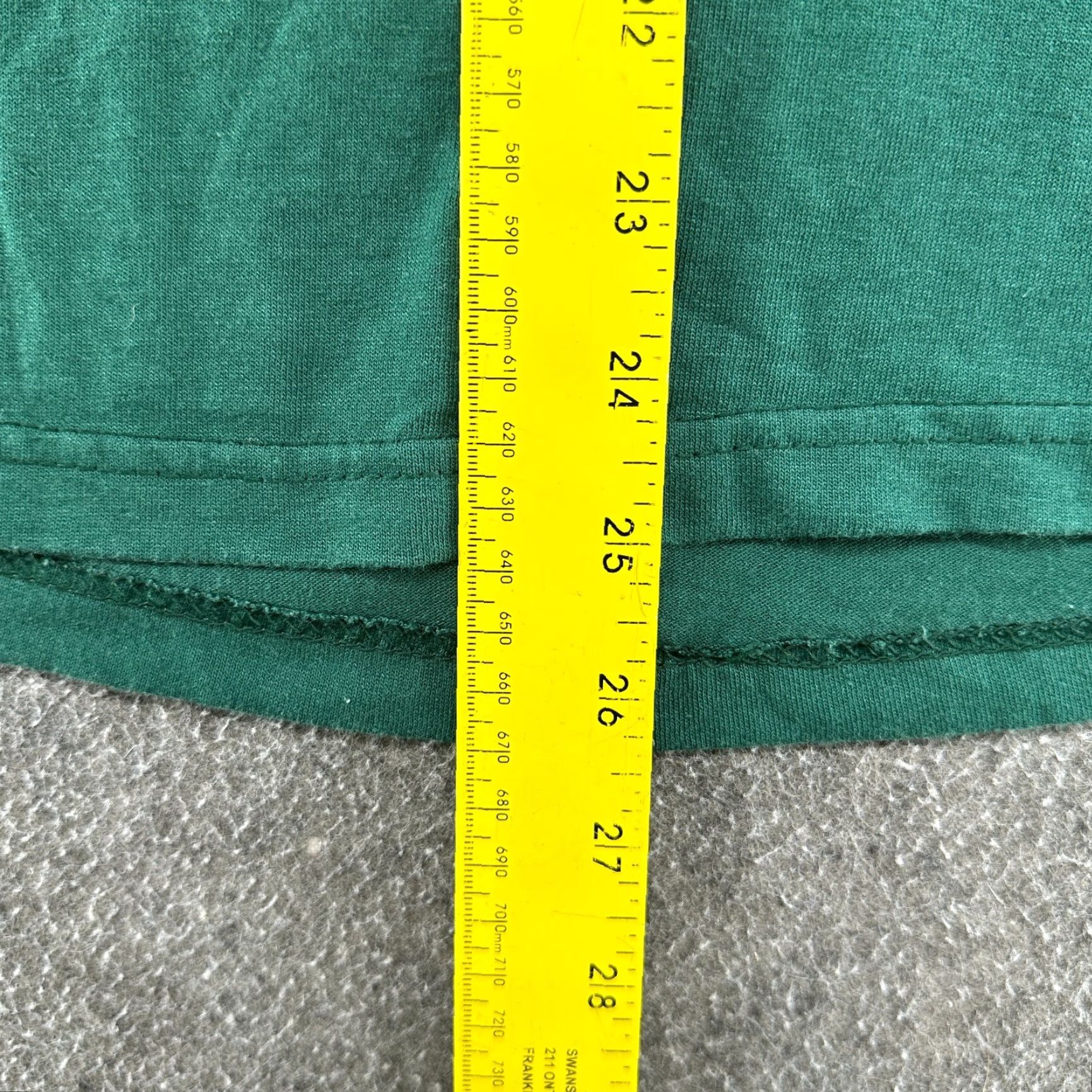 Hanes VINTAGE Hanes PRC Shirt Men M Green 90s Nike Dri-FIT T-Shirt Short Sleeve Crew Neck Green Mens 90s Rose Reflective Swoosh Logo Cotton Size US M / EU 48-50 / 2 - 5 Thumbnail