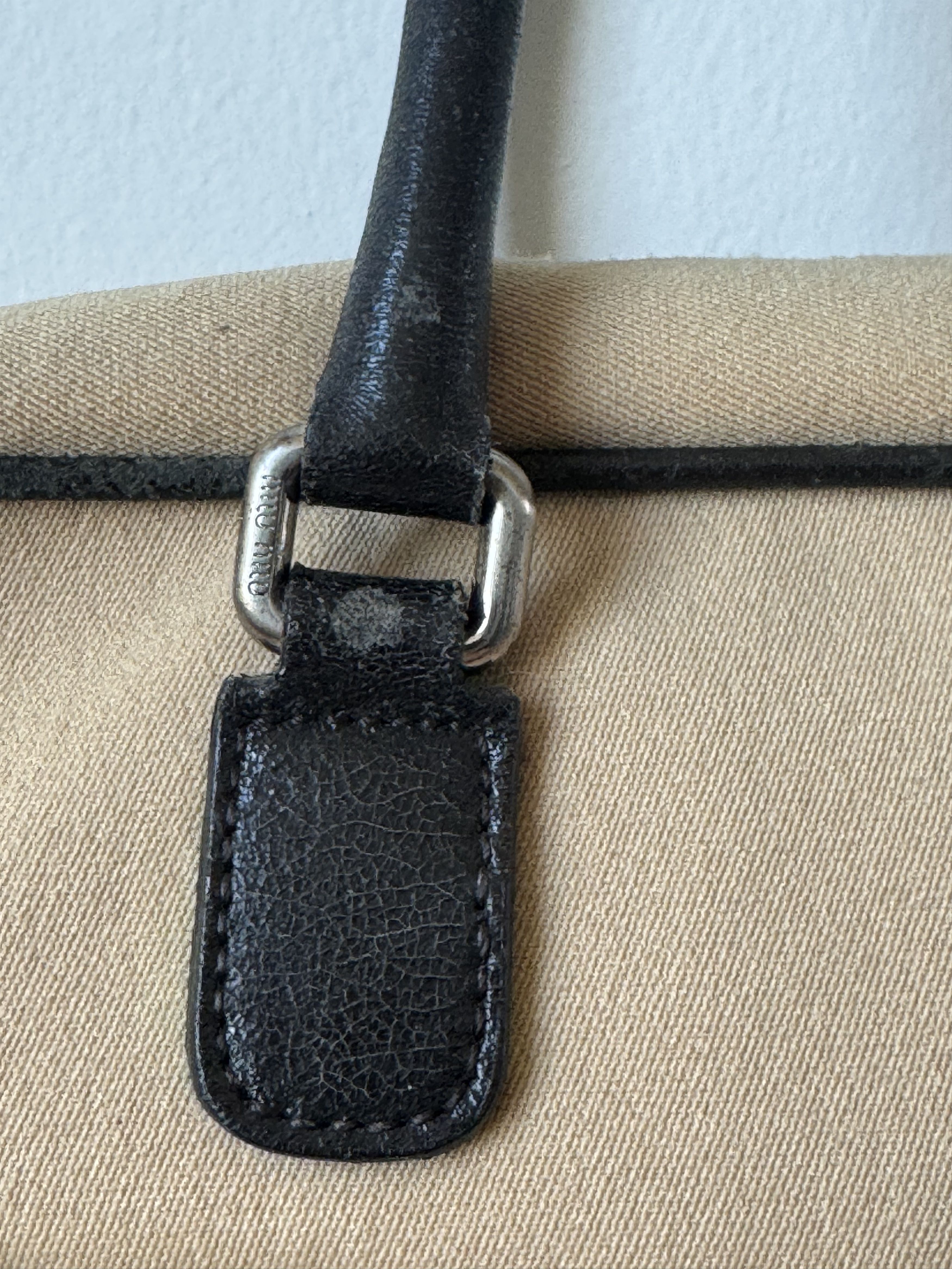 Miu Miu miu miu fall/winter 2000 canvas handbag Size ONE SIZE - 5 Thumbnail