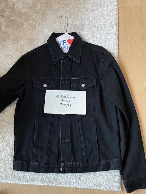 Calvin Klein Calvin Klein Black Denim Jacket (Size M) Size US M / EU 48-50 / 2 - 1 Thumbnail
