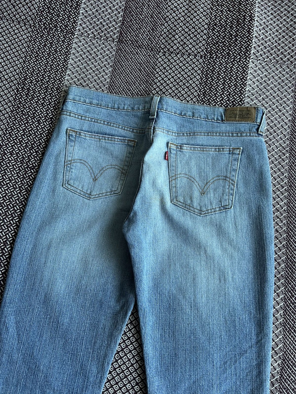 Levi's Vintage Flared Levis 515 Boot Cut Washed 00s Streetwear Y2K Size 32" / US 10 / IT 46 - 14 Thumbnail