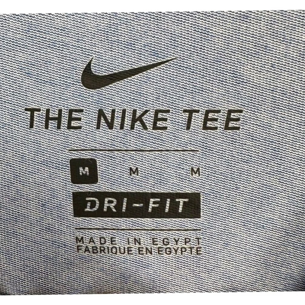 Nike Nike Dri-Fit Graphic Swoosh Tee Shirt Mens Medium Blue Athletic T-Shirt Size US M / EU 48-50 / 2 - 3 Thumbnail