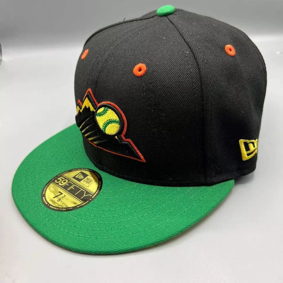 New Era Colorado Rockies Hat Men 7 3/8 59Fifty New Era MLB Fitted Size ONE SIZE - 4 Thumbnail