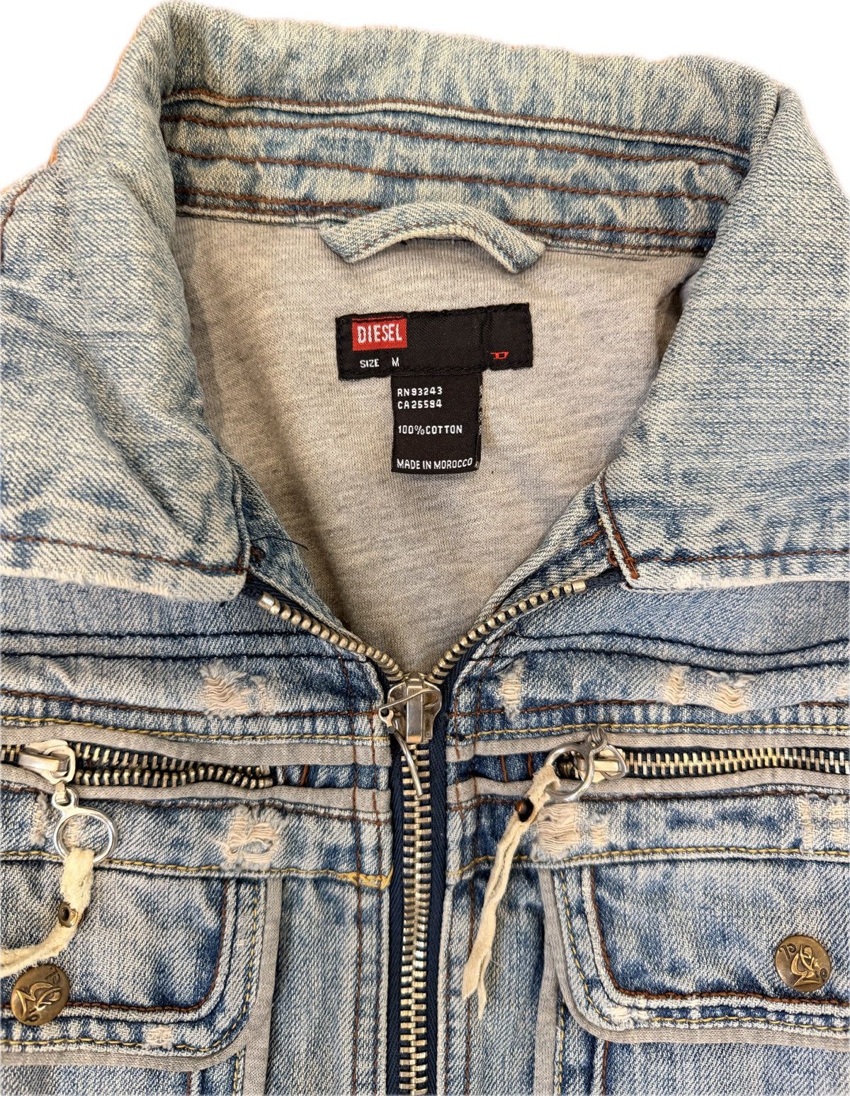 Diesel Vintage Diesel Heavy Denim Jacket Size US M / EU 48-50 / 2 - 3 Thumbnail