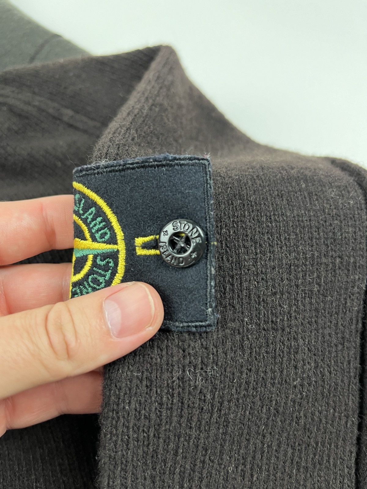 Stone Island × Vintage Vintage AW’06🔥Stone Island Wool Knitwear Sweater Hoodie Size US XL / EU 56 / 4 - 8 Thumbnail