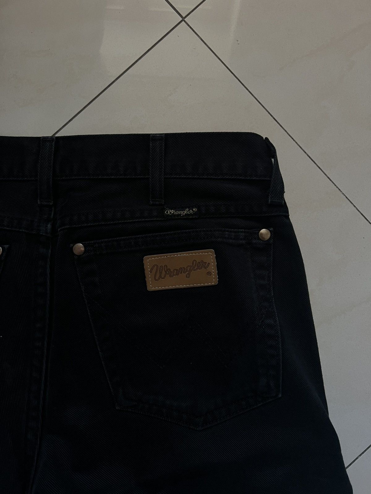 Wrangler Wrangler Evolution Black Jeans W32 L36 | Extra Long Tall Fit Size US 32 / EU 48 - 2 Thumbnail