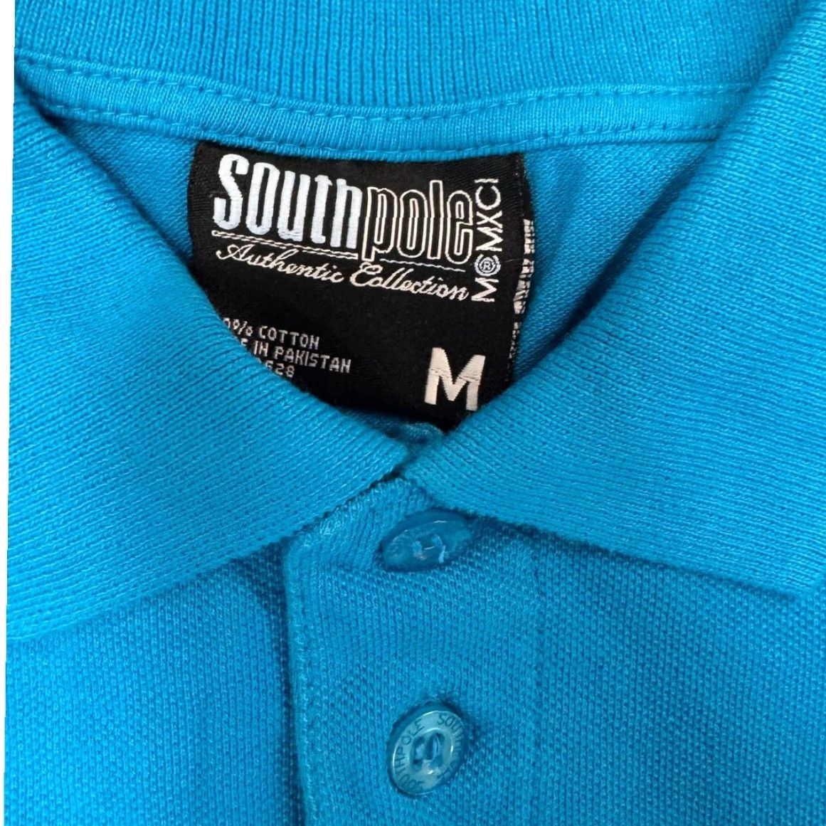 Southpole VINTAGE Southpole Polo Shirt Mens Blue Short Sleeve Hip Hop Y2K Size M Size US M / EU 48-50 / 2 - 4 Thumbnail