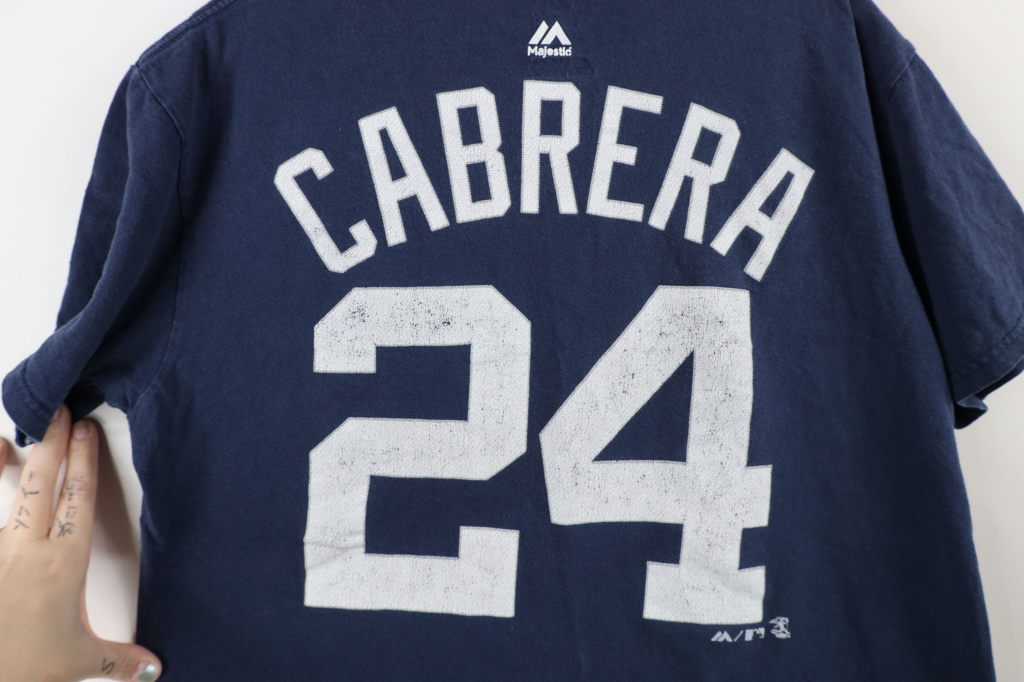 Majestic × Vintage Vintage Majestic Cabrera Detroit Tigers Baseball T-Shirt Size US M / EU 48-50 / 2 - 9 Thumbnail