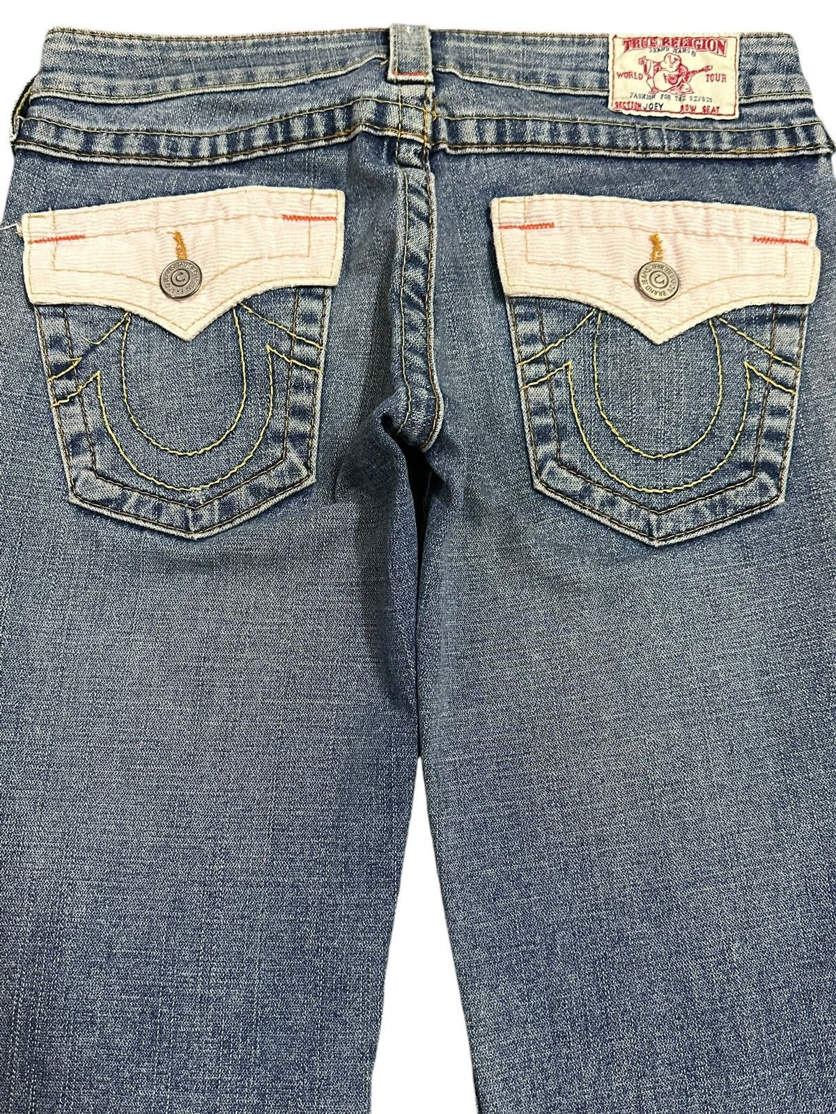 Japanese Brand Vintage Made in USA True Religion Bootcut Bell Bottom Jeans Size US 28 / EU 44 - 5 Thumbnail
