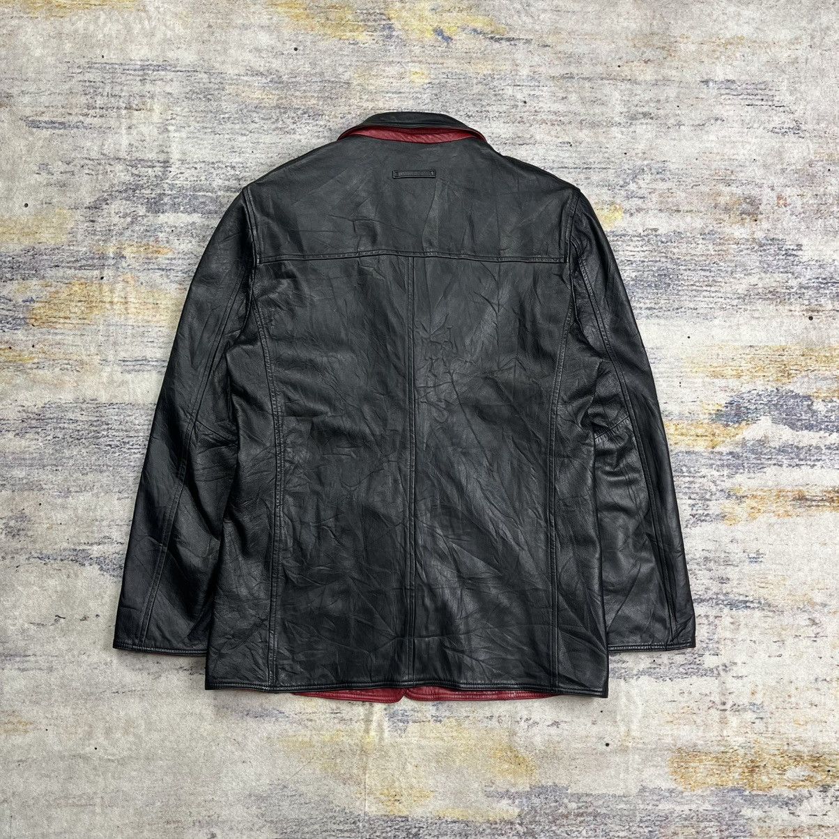 Jean Paul Gaultier Vintage 90s gaultier objet homme reversible leather jacket Size US L / EU 52-54 / 3 - 8 Thumbnail