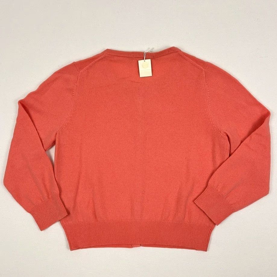 Boden Boden Cardigan Women US 8 Pink Cropped Crewneck Cashmere 3/4 Sleeve Casual Workwear Size M / US 6-8 / IT 42-44 - 7 Thumbnail