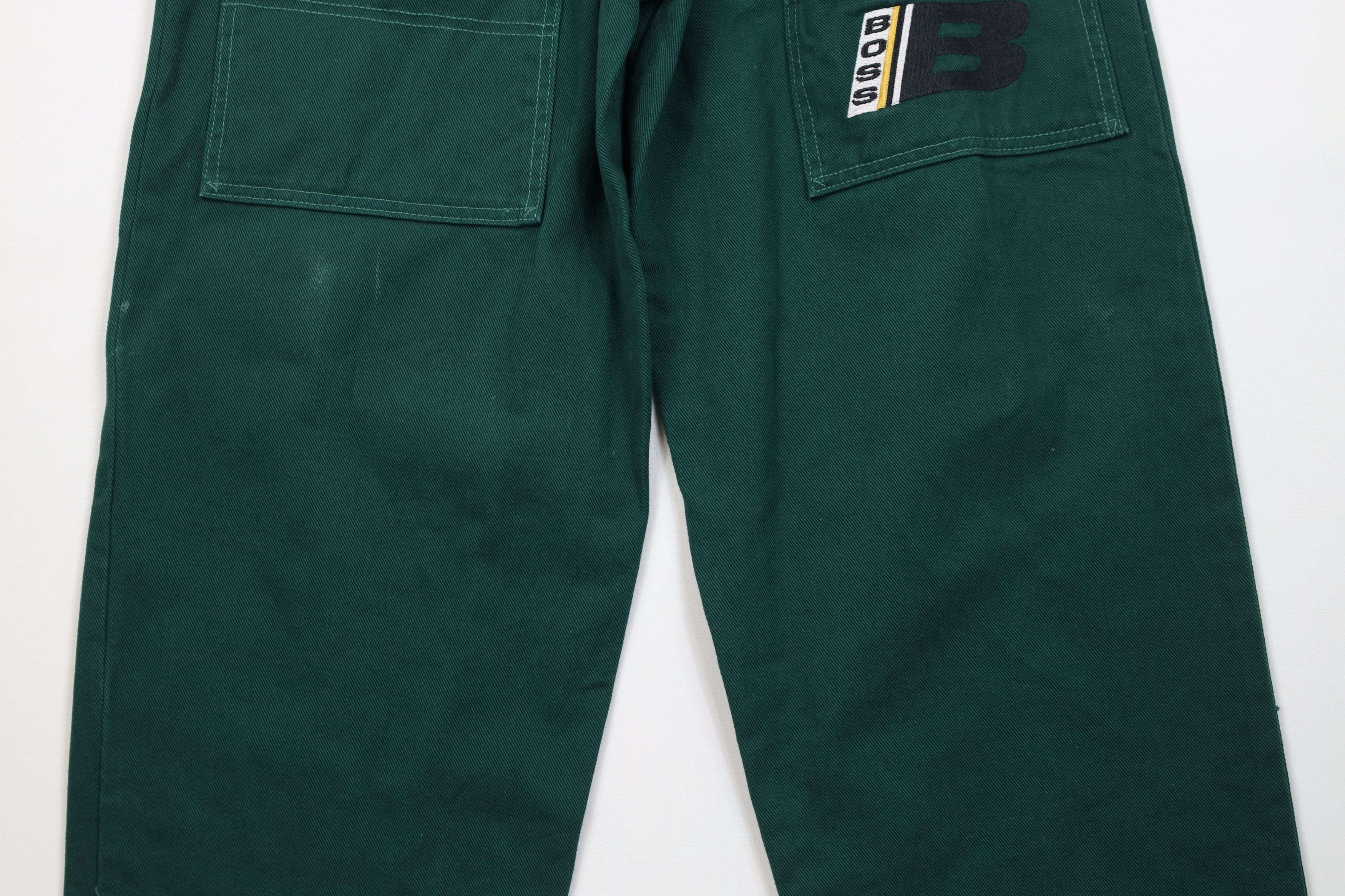 Vintage Deadstock Vintage 90s Boss Skateboard Denim Jeans Green USA Size US 29 - 11 Thumbnail