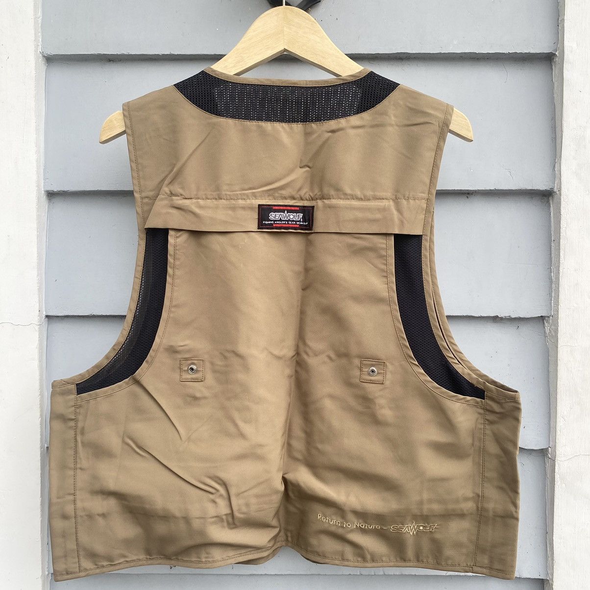 Hunter × Japanese Brand × Vintage SeaWolf Hunters Fishing Angler’s Gear Multi Pocket Vest Size US XXL / EU 58 / 5 - 20 Thumbnail