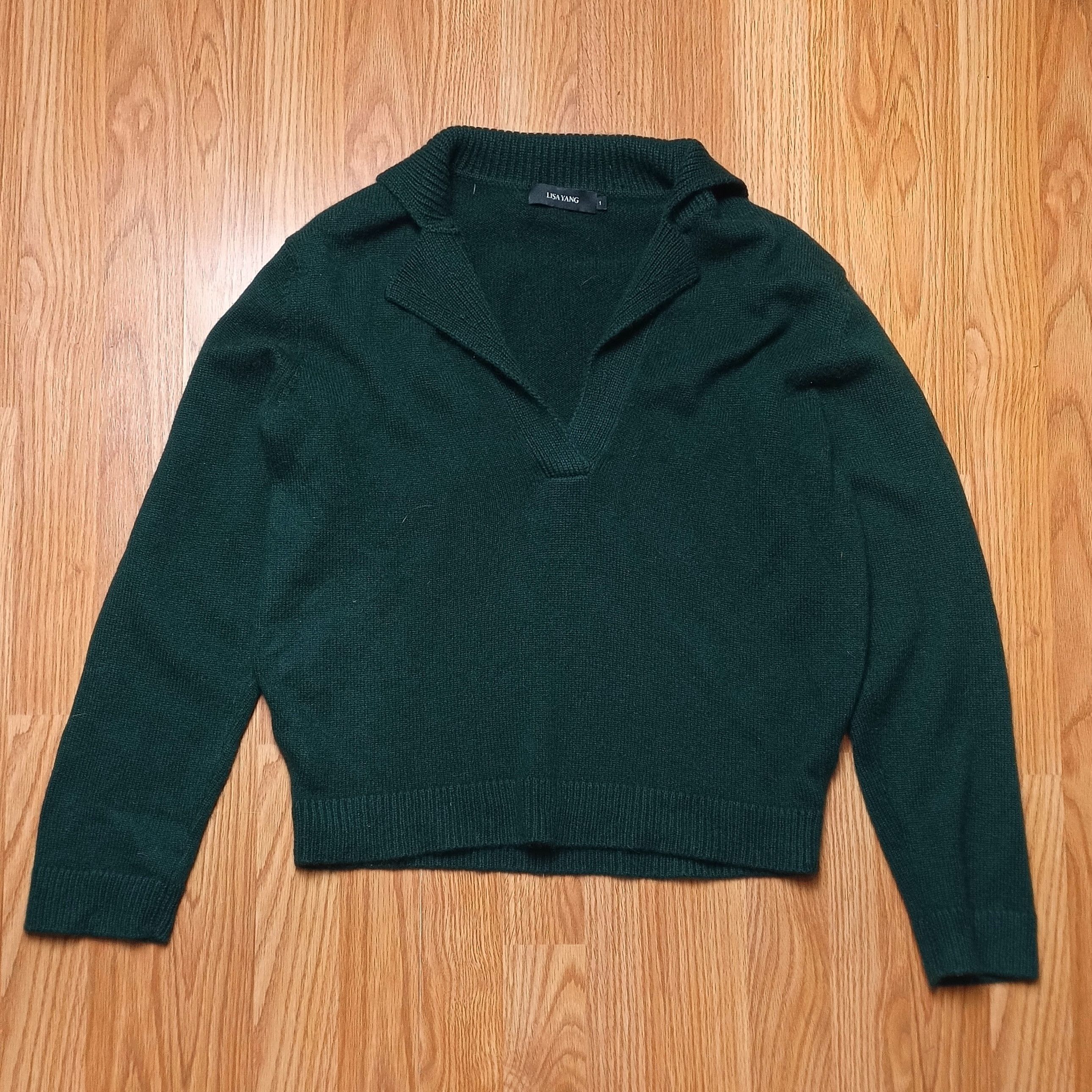 Lisa Yang LISA YANG Cashmere Celeste Pullover Sweater Green Size 1 S/M Size S / US 4 / IT 40 - 7 Thumbnail