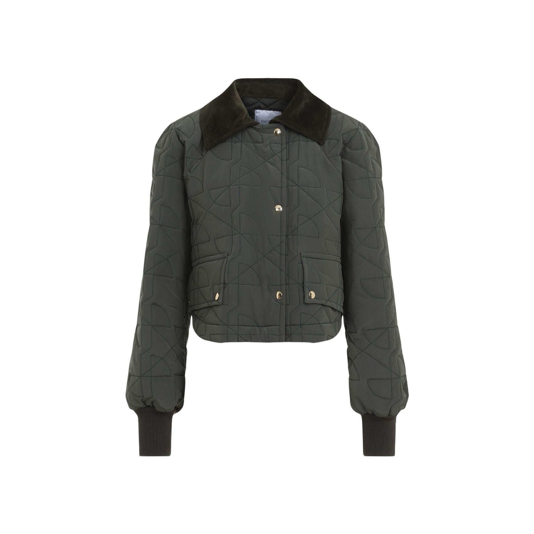 Patou Patou Cropped Quilted Blouson Size XS / US 0-2 / IT 36-38 - 1 Thumbnail