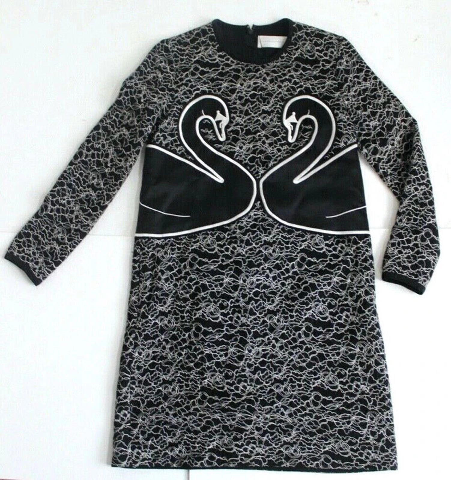 Other Victoria Beckham Black Lace Swan Shift Dress UK 8 Size S / US 4 / IT 40 - 3 Thumbnail