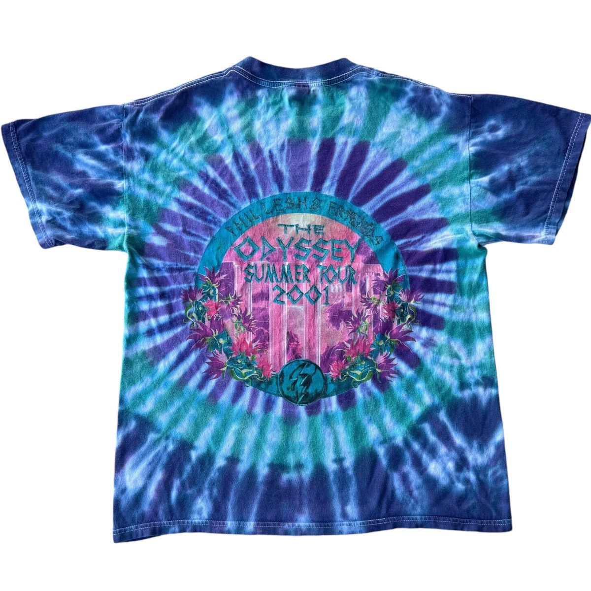 Band Tees × Grateful Dead 2001 Grateful Dead The Oddysey Summer Tour Tee Shirt Size US L / EU 52-54 / 3 - 2 Thumbnail