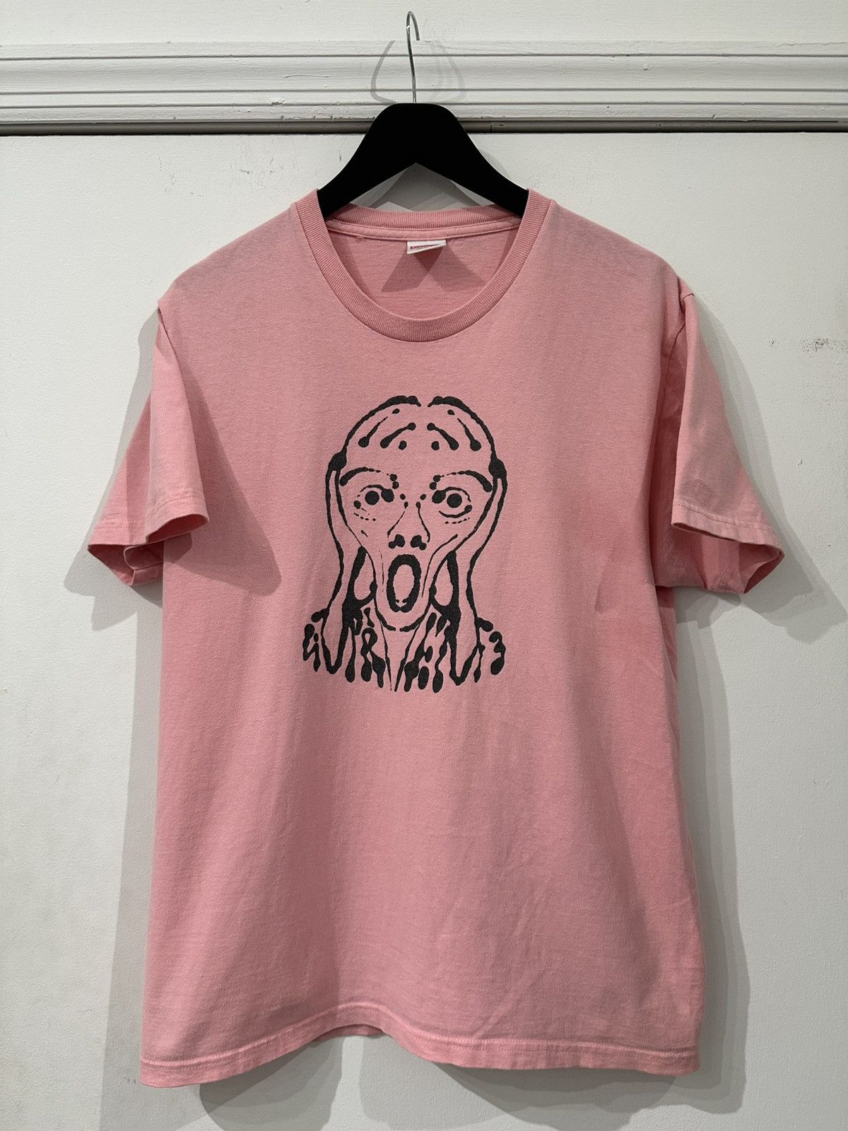 Supreme Supreme Scream T-Shirt Pink Size L Edvard Munch Graphic Tee Size US L / EU 52-54 / 3 - 1 Thumbnail