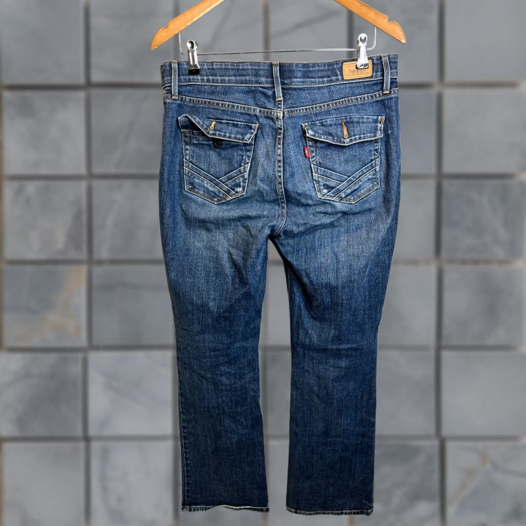 Levi's Levi’s 525 Jeans Straight Regular 525 Series Denim Blue 32x29 Size 10 Women Waist Stretch Pockets Vintage: No Size 32" / US 10 / IT 46 - 1 Thumbnail