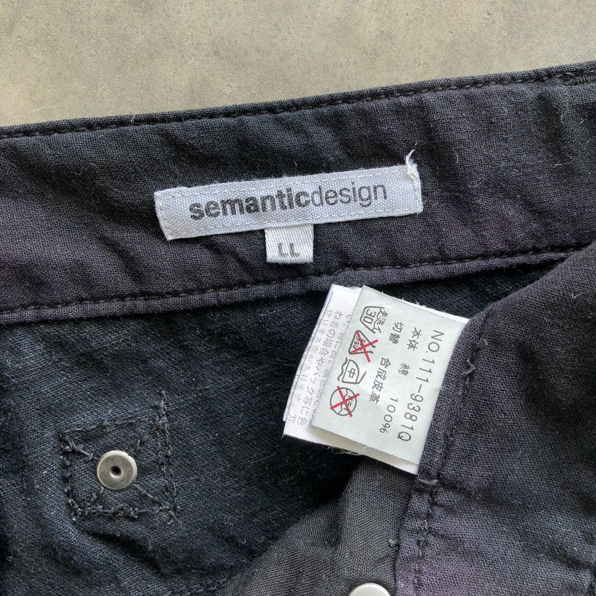 semanticdesign SEMANTIC DESIGN Buckle Back Rare Design Jeans Size US 33 - 8 Thumbnail