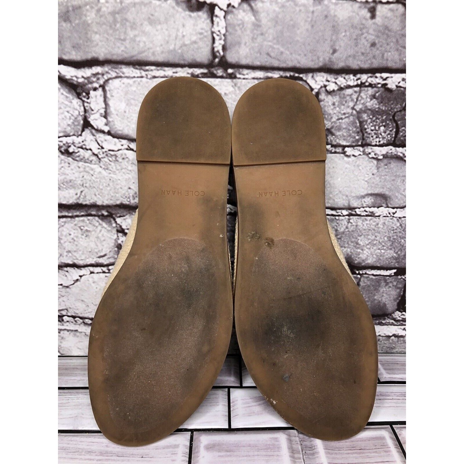 Cole Haan Cole Haan Grand Os Beige Cream Fabric Slides Sandals Women S Size US 8 / IT 38 - 7 Thumbnail