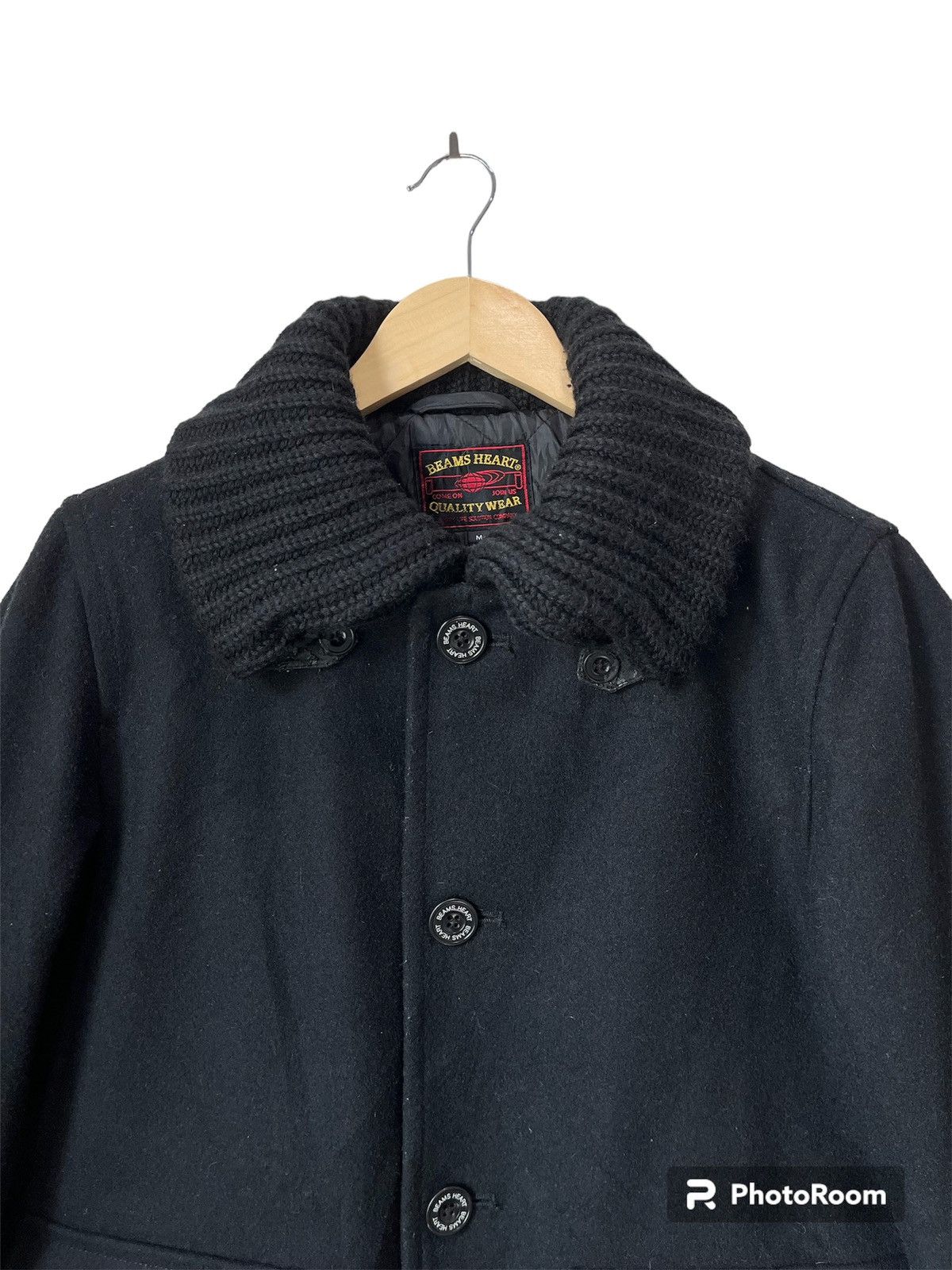 Beams Plus Beams Heart Wool Coat Size M / US 6-8 / IT 42-44 - 3 Thumbnail