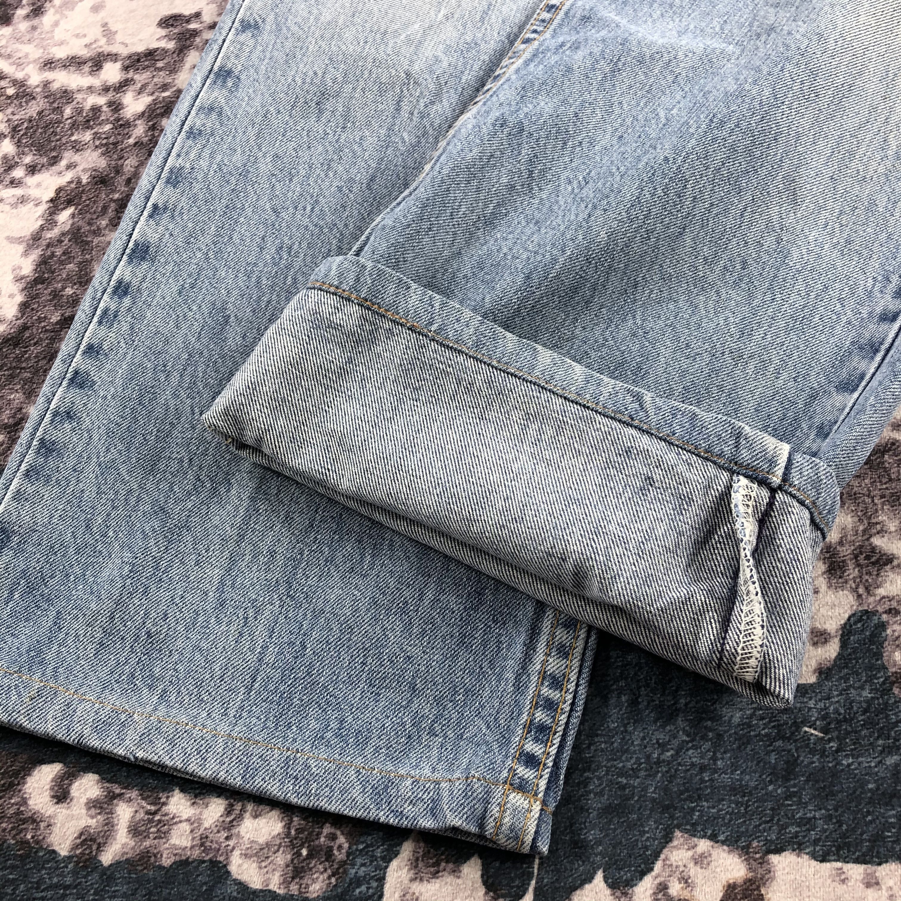 Levi's × Vintage Vintage 90s Light Wash Levis 607 Jeans-JM2258 Size US 33 - 10 Thumbnail