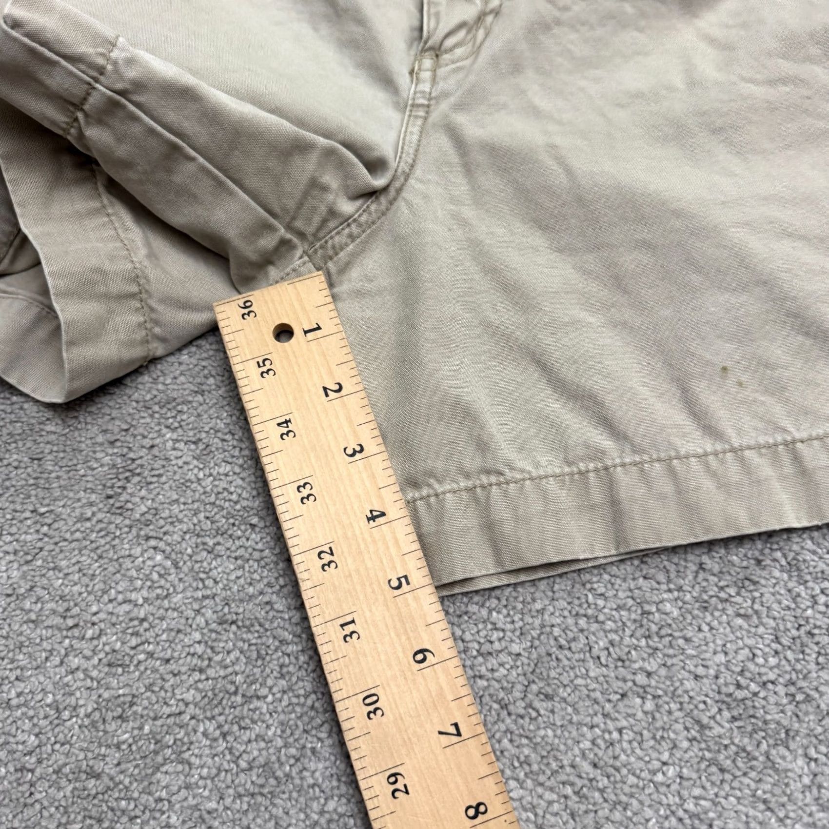 Royal Robbins VINTAGE Royal Robbins Billy Goat Pleated Front Canvas Bermuda Shorts Women 8 Khaki Brown Size 30" / US 8 / IT 44 - 7 Thumbnail