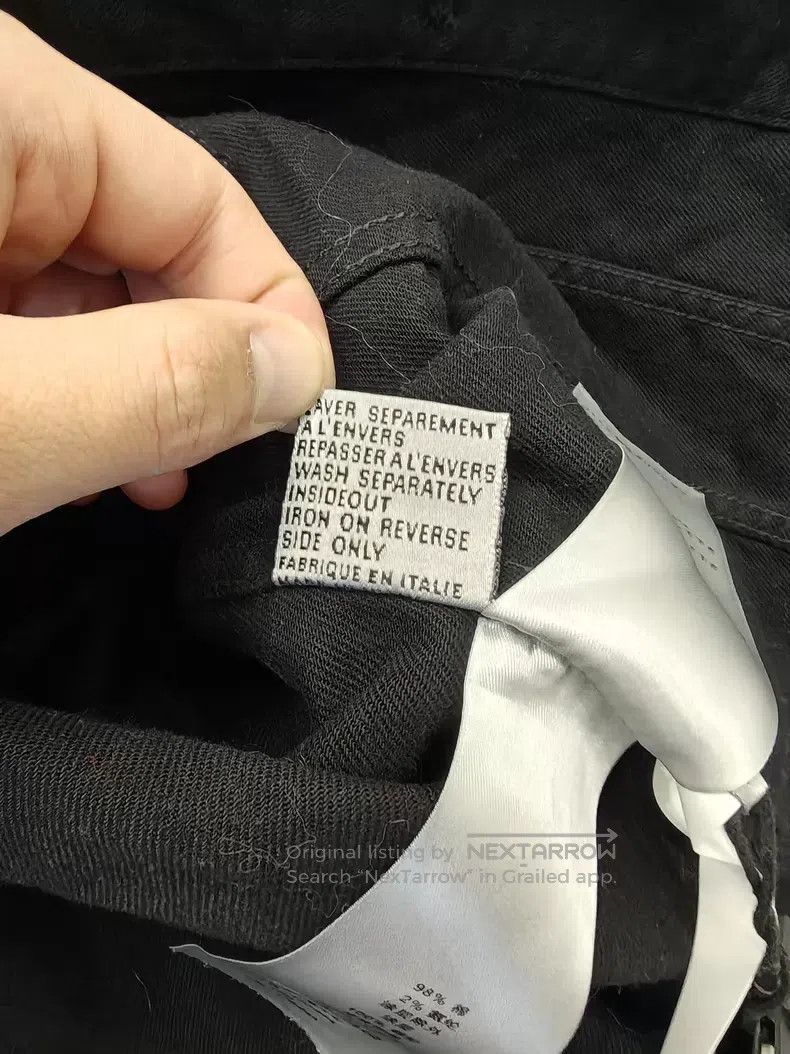 Dior Dior Black distressed paint splatter denim jacket Size US S / EU 44-46 / 1 - 7 Thumbnail