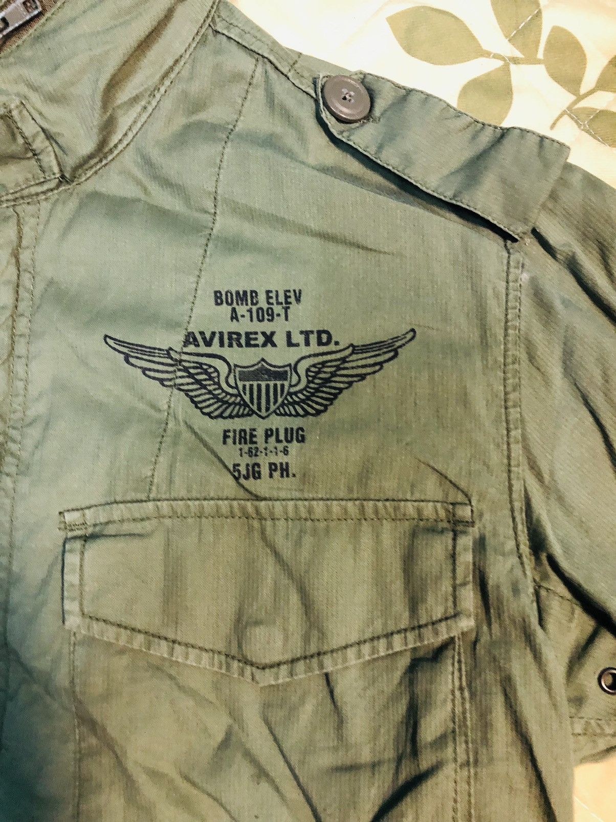 Avirex Avirex Military Zippered Jacket (30) Size US L / EU 52-54 / 3 - 6 Thumbnail