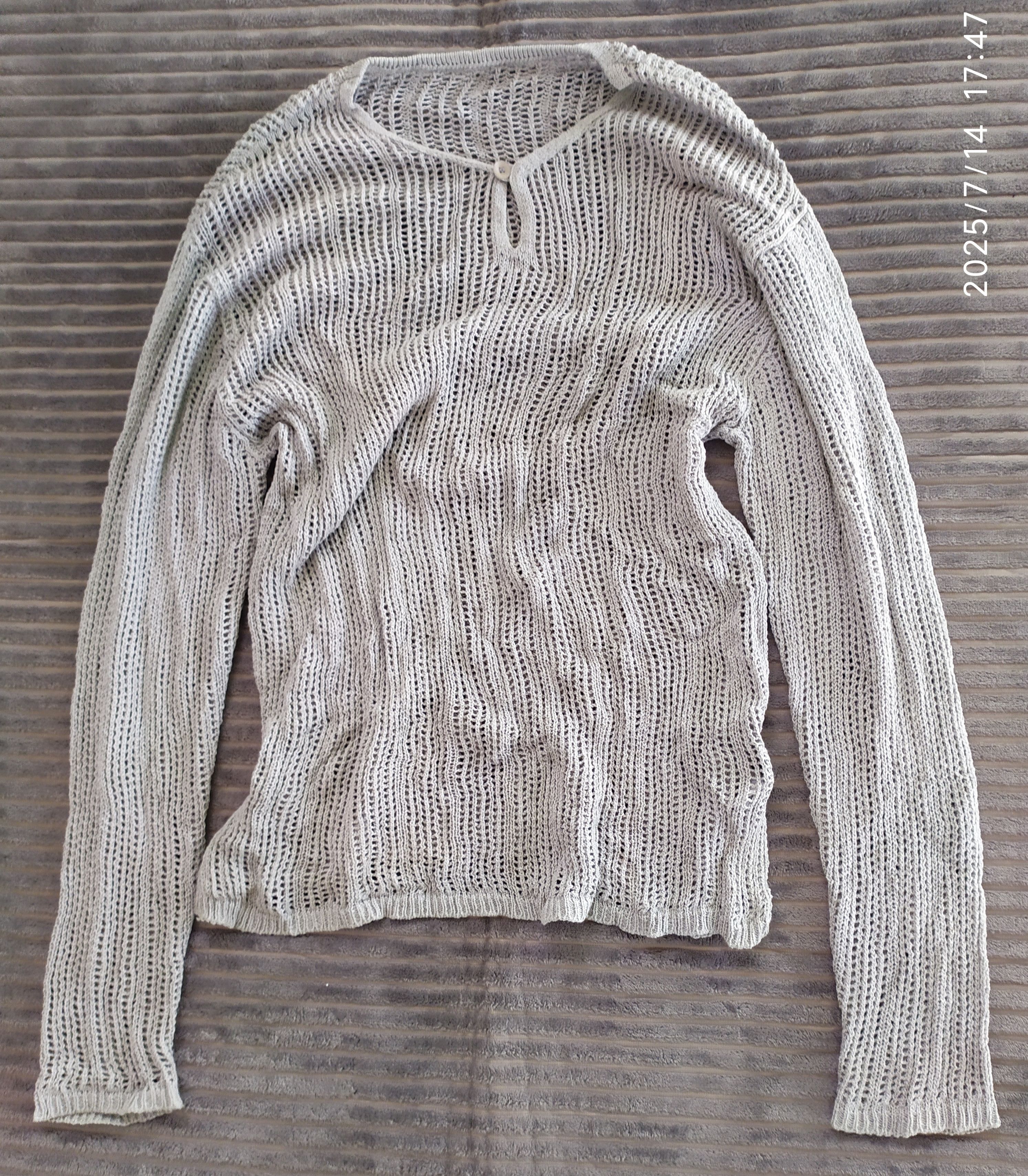 Vintage Jun Men Mesh Long sleeve shirt