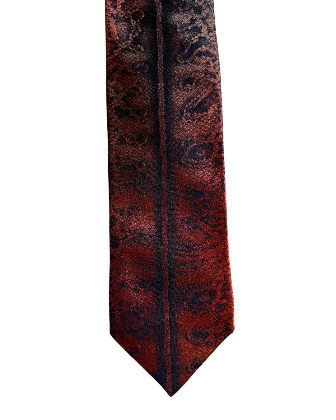 Roberto Cavalli VINTAGE SNAKESKIN PRINTED SILK TIE Size ONE SIZE - 1 Thumbnail
