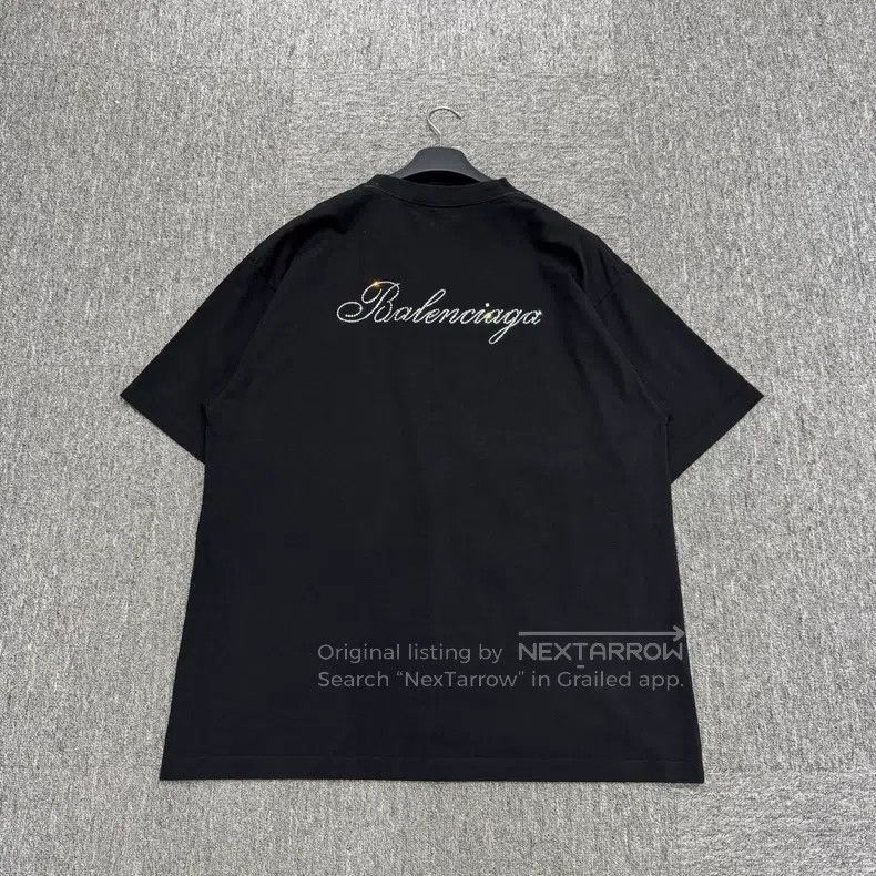 Balenciaga Balenciaga Crystal letter short-sleeve Size US M / EU 48-50 / 2 - 5 Thumbnail
