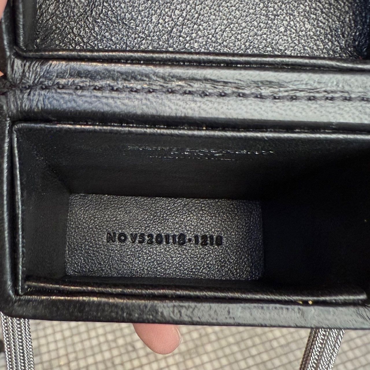 Saint Laurent Paris Saint Laurent Black Leather Smoking Box Chain Minaudiere Bag Size ONE SIZE - 14 Thumbnail